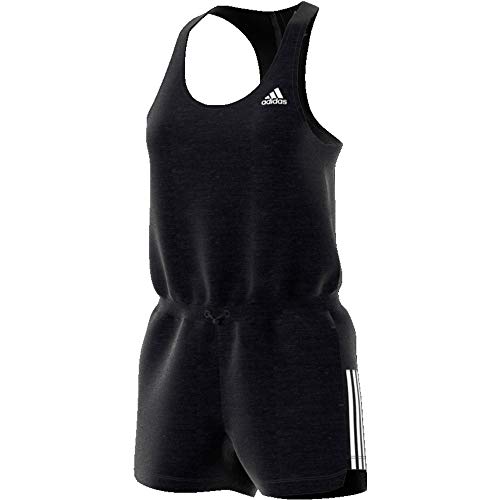 adidas Mono Deportivo para Mujer, Color Negro, Blanco, M