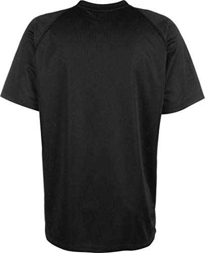 adidas Mono Jersey Pol Camiseta de Manga Corta, Hombre, Black/White, S