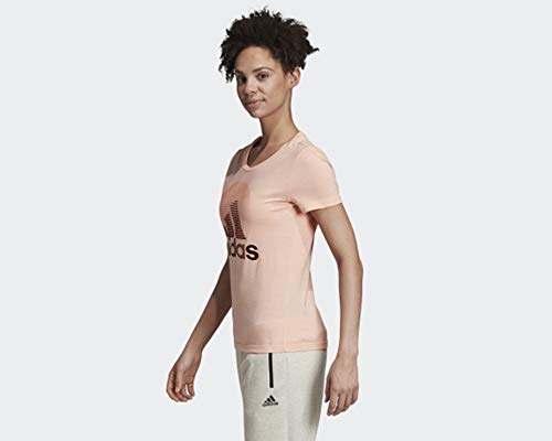 adidas Mujer W Mh Foil tee Camisetas Rosa, XS