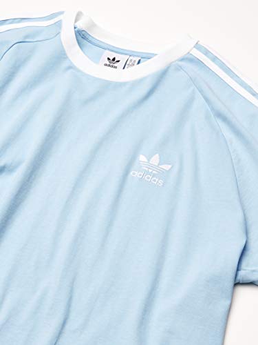 adidas Originals 3-Stripes T-Shirt Camiseta, Cielo Claro, XS para Hombre