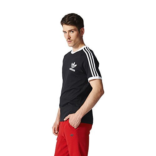 adidas Originals Camiseta California para hombre - negro - Large