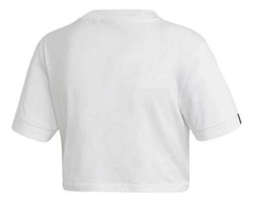 adidas Originals Camiseta corta para mujer - blanco - Large
