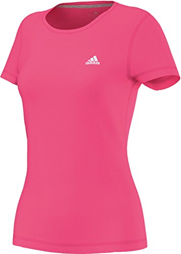 adidas Prime - Camiseta de Running para Mujer, Color Rosa Fucsia, Talla XS