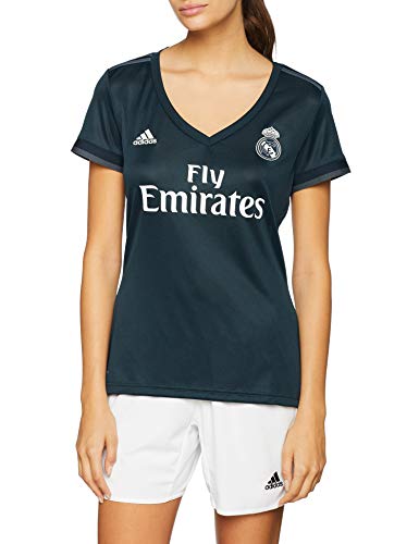 adidas Real Madrid 2018/2019 Camiseta 2ª Equipación, Mujer, Negro, M
