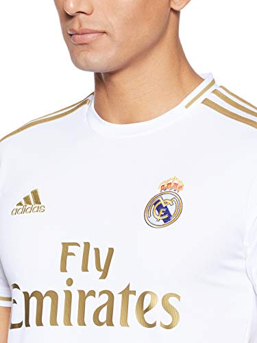 adidas Real Madrid 2019/2020 Camiseta, Hombre, Blanco (1ª Equipación), L