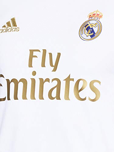 adidas Real Madrid 2019/2020 Camiseta, Hombre, Blanco (1ª Equipación), L