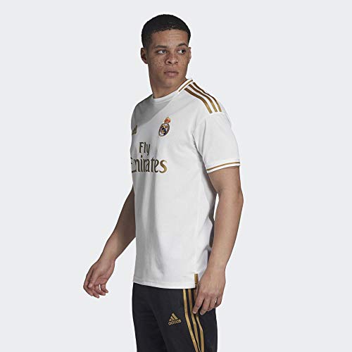 adidas Real Madrid 2019/2020 Camiseta, Hombre, Blanco (1ª Equipación), L