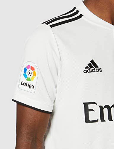 adidas Real Madrid H Camiseta, Hombre, Blanco (Core White/Black), L