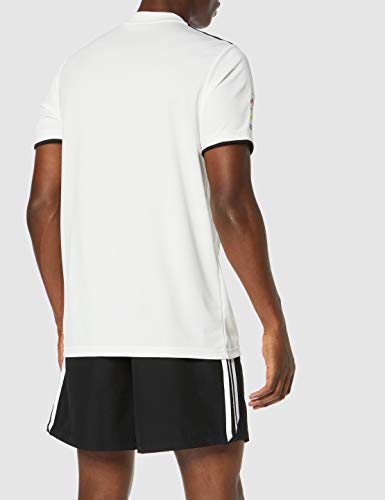 adidas Real Madrid H Camiseta, Hombre, Blanco (Core White/Black), L