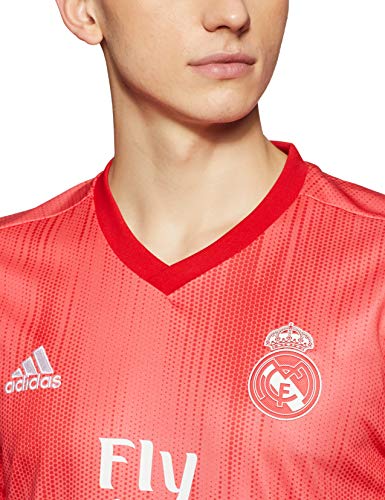 adidas Real Madrid Third – Camiseta de fútbol para Hombre, Color Real Coral, Vivid Red (Talla M)