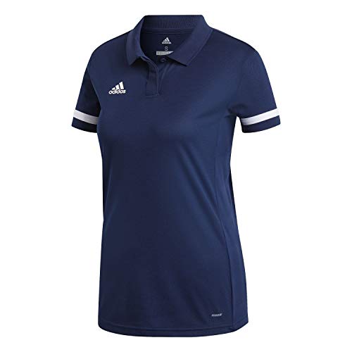 adidas T19 Polo W Polo Shirt, Mujer, Team Navy Blue/White, 2XL