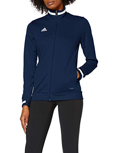 adidas T19 TRK JKT W Sport Jacket, Mujer, Team Navy Blue/White, S