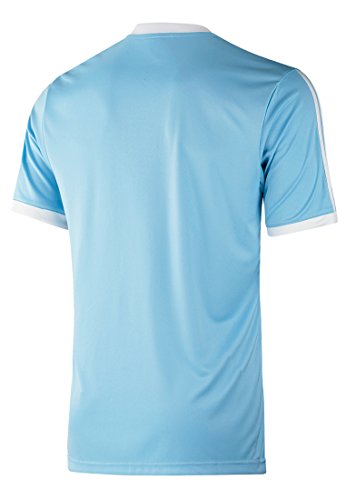 adidas Tabe 14 JSY - Camiseta para hombre, color azul claro / blanco, talla 164