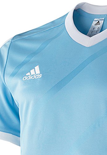 adidas Tabe 14 JSY - Camiseta para hombre, color azul claro / blanco, talla 164