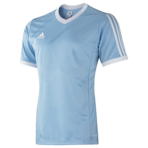 adidas Tabe 14 JSY - Camiseta para hombre, color azul claro / blanco, talla 164