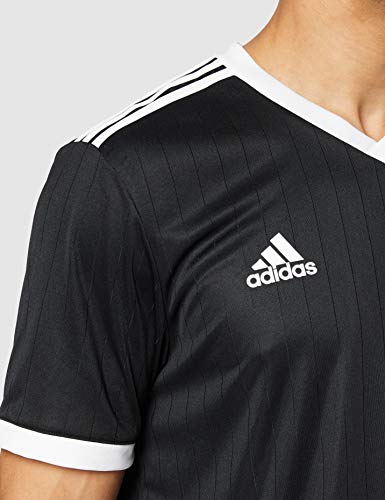 adidas TABELA 18 JSY T-Shirt, Hombre, Black/White, M