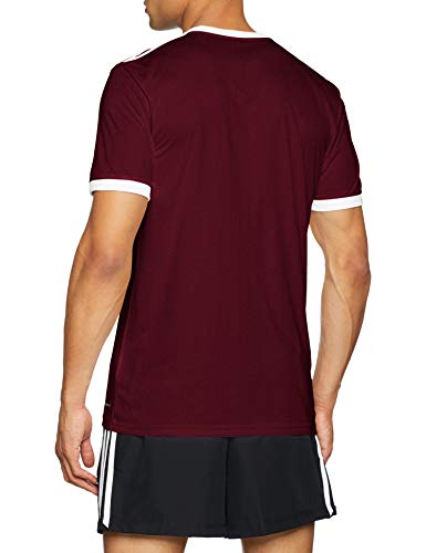 Adidas TABELA 18 JSY T-shirt, Hombre, Maroon/ White, L