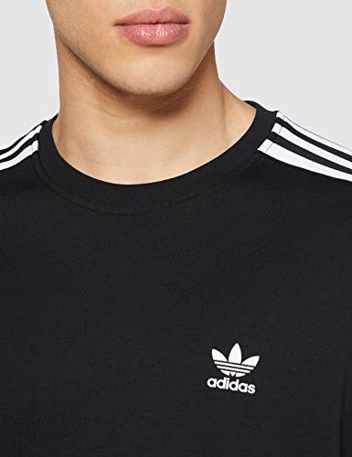 adidas Tech tee T-Shirt, Hombre, Black, L