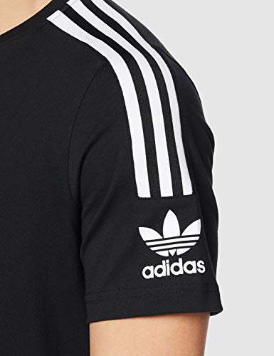 adidas Tech tee T-Shirt, Hombre, Black, M