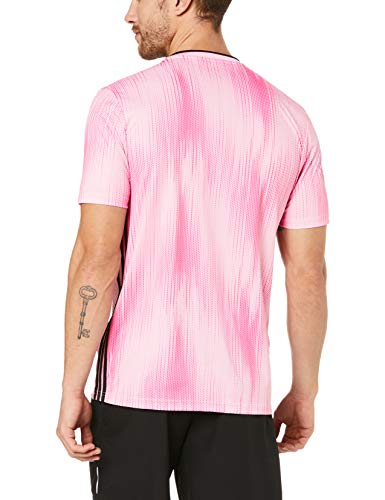 adidas Tiro 19 JSY Camiseta de Manga Corta, Hombre, True Pink/Black, 910Y