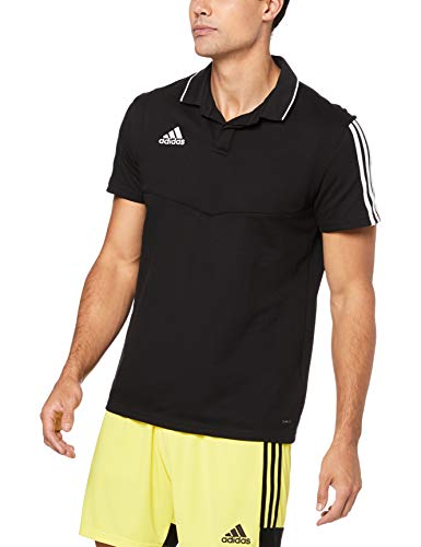 adidas Tiro 19 Polo, Hombre, Negro (Black/White), M