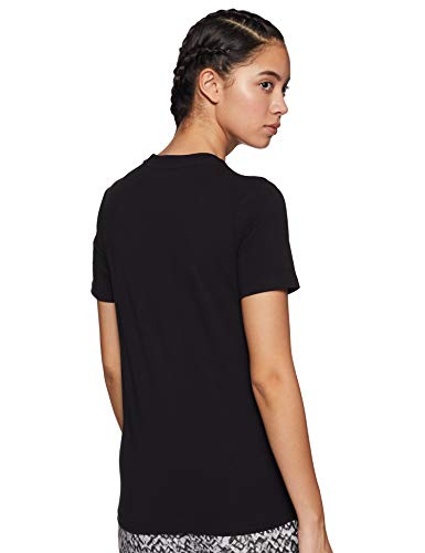 adidas Trefoil, Camiseta para mujer, Negro (black/White), 32