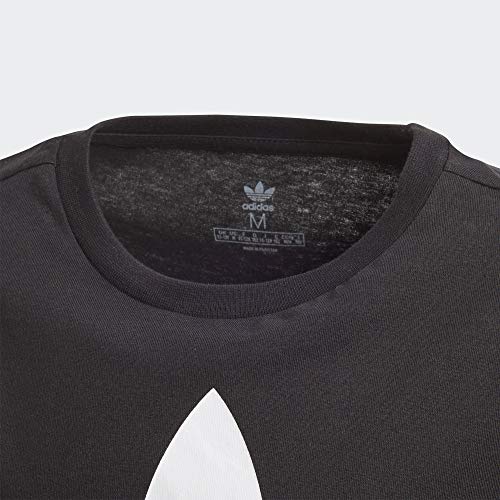 adidas Trefoil tee Camiseta de Manga Corta, Unisex niños, Black/White, 1314
