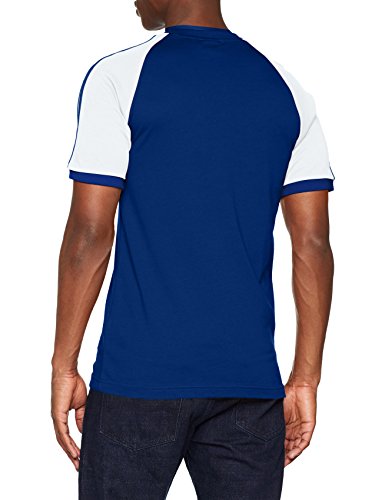 adidas Tres Bandas Camiseta de Manga Corta, Hombre, Azul (Collegiate Royal), S