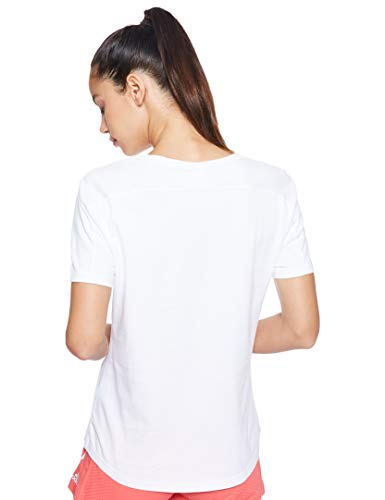 adidas W BB T Camiseta de Manga Corta, Mujer, White, S