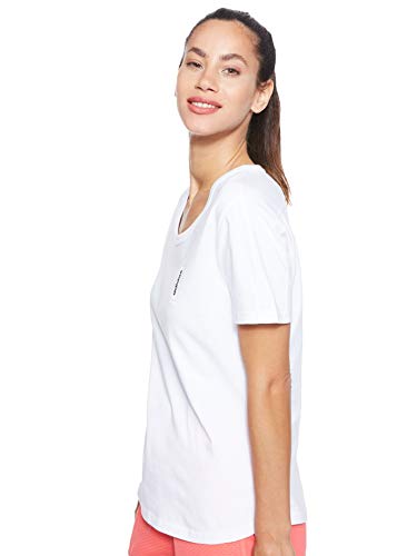 adidas W BB T Camiseta de Manga Corta, Mujer, White, S
