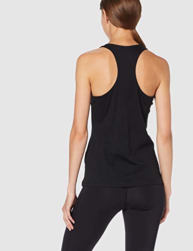 adidas W E Lin Slim TK Camiseta sin Mangas, Mujer, Black/White, M