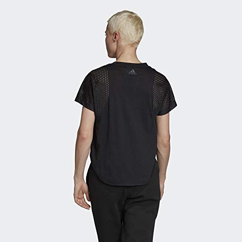 adidas W ID Mesh tee Camiseta de Manga Corta, Mujer, Negro (Black), M