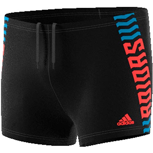 adidas Yb Fit BK Boxer Bañador, Unisex niños, Negro/apsord/Ciasho, 140 (9/10 años)