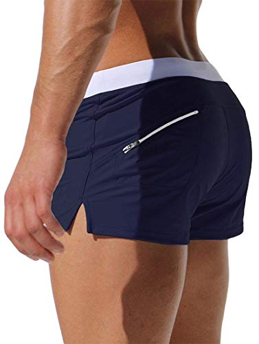 Adorel Bañador de Natación Tipo Boxer con Forro para Hombre Navy L (Tamaño del Fabricante XL)