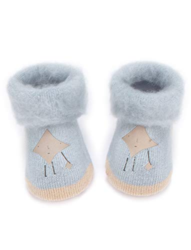 Adorel Calcetines Termicos de Felpa para Bebé Niño Lote de 6 Motivo Animal & Boceto 17 (Tamaño del Fabricante S)