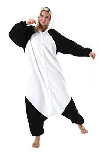 Adultos Animal Pijamas Cosplay Animales de Vestuario Ropa de Dormir Halloween y Carnaval Disfraces Panda L