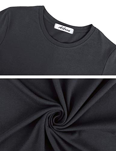 Aibrou Pijamas Mujer Invierno Algodón Mangas Larga Conjunto Camiseta y Pantalones Largo Ropa de Casa 2 Piezas