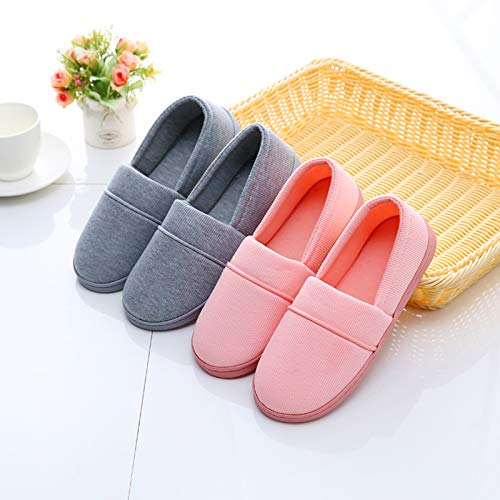 AioTio Cálido y Antideslizante Zapatillas de Maternidad Planas Apto para Embarazadas(Azul Claro,36-37 EU)