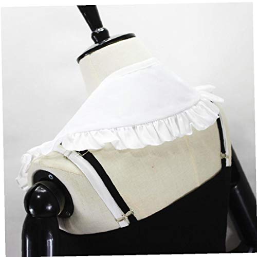 Aisoway Desmontable Falso collar de la falsificación de la blusa cuello de la camisa del traje de decoración accesorio para las mujeres