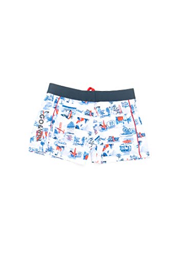 ALPHADVENTURE Go&Win Bañador Tipo Boxer Vilas Jr Niño con Estampado surfero Talla 12