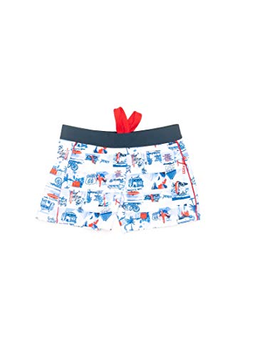 ALPHADVENTURE Go&Win Bañador Tipo Boxer Vilas Jr Niño con Estampado surfero Talla 12