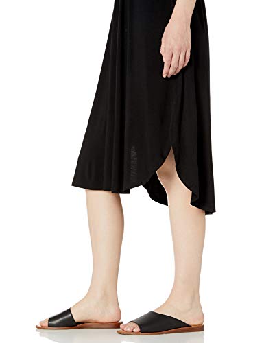 Amazon Brand – Daily Ritual: vestido sin mangas para mujer, Negro (Black 1), US L (EU L - XL)