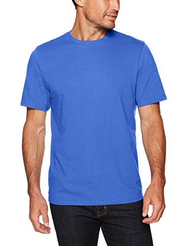 Amazon Essentials 2-Pack Regular-Fit Short-Sleeve Crewneck T-Shirts Camiseta, Azul (Imperial Blue), X-Small