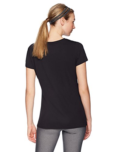 Amazon Essentials 2-Pack Tech Stretch Short-Sleeve Crew T-Shirt Athletic-Shirts, Negro, X-Large