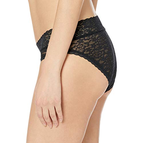Amazon Essentials 4-Pack Lace Stretch Bikini Panty underwear, Negro, US (EU XS-S)