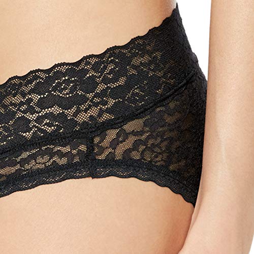 Amazon Essentials 4-Pack Lace Stretch Bikini Panty underwear, Negro, US (EU XS-S)