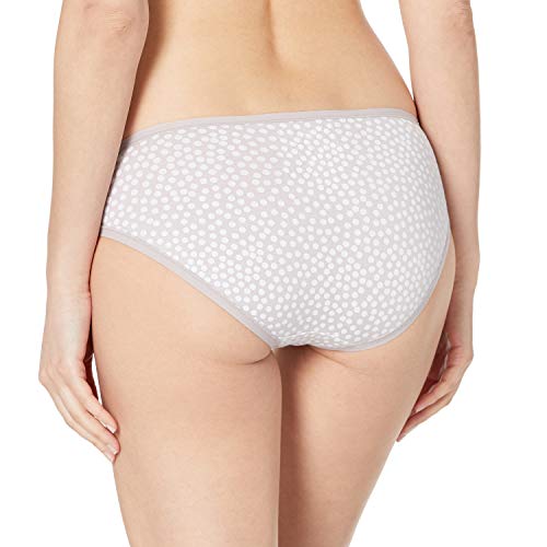Amazon Essentials 6-Pack Cotton Bikini Braguitas, Stars & Dots, L