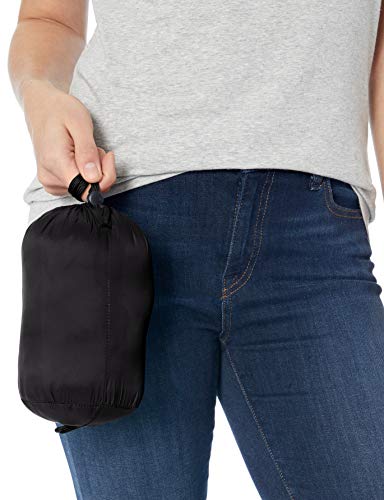 Amazon Essentials - Abrigo acolchado para mujer, plegable, ligero y resistente al agua, Negro (black), US XL (EU 2XL)