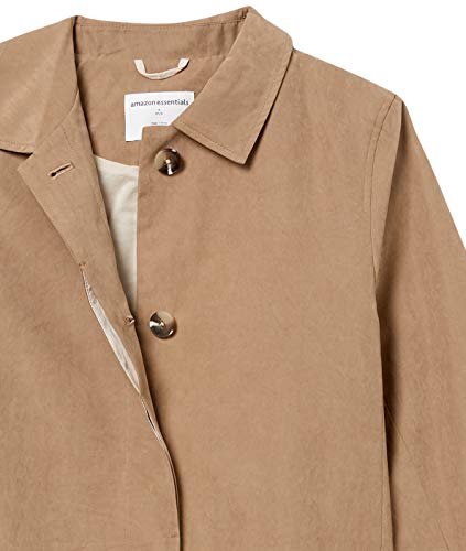 Amazon Essentials Abrigo Resistente al Agua. outerwear-jackets, Caqui, US S (EU S - M)