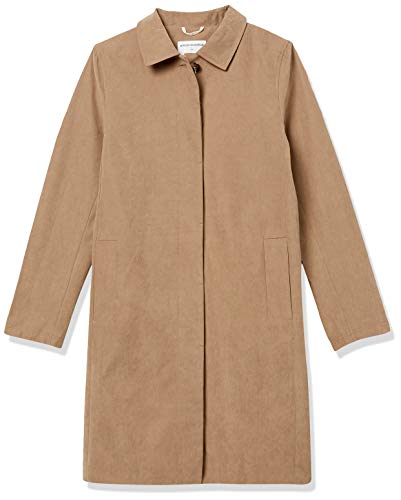 Amazon Essentials Abrigo Resistente al Agua. outerwear-jackets, Caqui, US S (EU S - M)